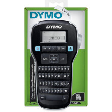 Dymo LabelManager 160 Label Maker | Handheld Label Printer with QWERTY Keyboard | Includes Black & White D1 Label Tape (12mm) | For Home & Office