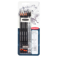 Derwent Graphic Mixed Media Blister Pack, Set of 8, Professional Quality, 700661