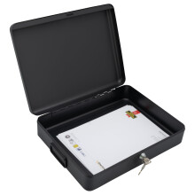Sterling DB02 Deed Boxes, Black, 14.5"