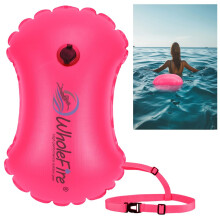 WholeFire 15L Swim Buoy Tow Float for Open Water Swimming, Inflatable