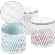 Filet à linge pour soutiens-gorge en machine, lot de 3. Sacs à linge en maille résistante pour laver soutiens-gorge, sous-vêtements, cha
