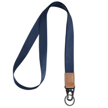Vicloon Lanyard Neck Strap, Badge Lanyards, Neck Leather Lanyard Polyester Neck Strap with Olecranon buckle Detachable Lanyards for ID Badge Holder K