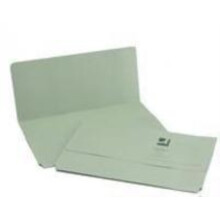 Q-Connect Document Wallet Foolscap Green (Pack of 50) KF23012, Standard