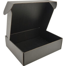 Cenoid Small Postal Boxes, 25x20x7cm Black Postage Parcel Shipping Cardboard Boxes for Posting Shipping Delivery Packaging boxes for Small Business (