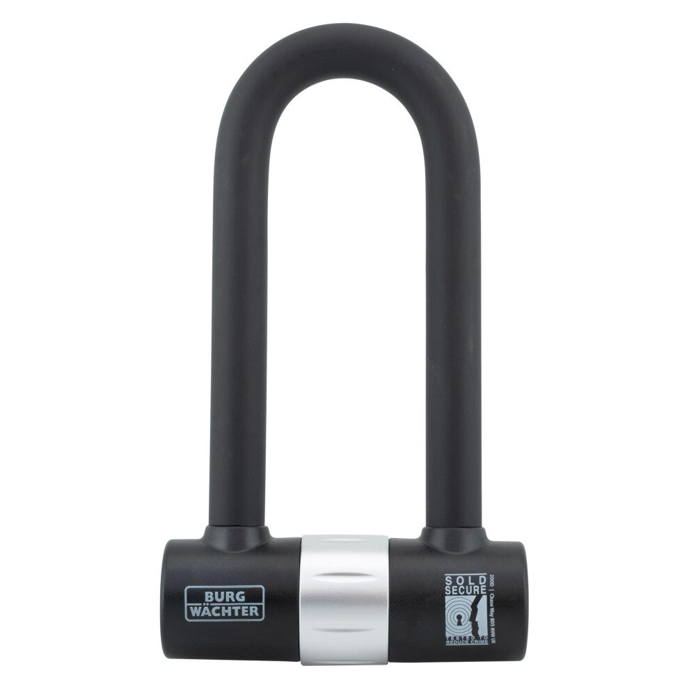 Burg Wachter 200D 16Mm Heavy Duty D-Lock Padlock Â Sold Secure Diamond & Gold Rated Bike & Motorcycle Ebike Scooter Security Lock 5009107200554
