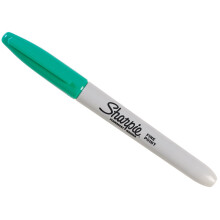 SHARPIE Fine Point Permanent Markers, Aqua, 1 Count