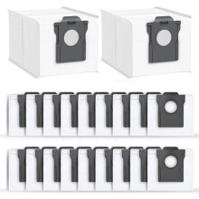 12 sacs à poussière Ultra pour aspirateurs Dreame X30 Ultra et X40 Ultra, sacs de rechange grande capacité
