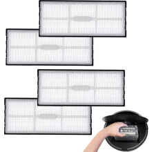 Kit d'accessoires de filtration en 4 pièces pour aspirateur robot Roborock S8/S8+/S8 Pro Ultra/S7/S7 Maxv/S7 Maxv Ultra/S7 Max Ultra/S7