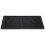 Heat Resistance Silicone Cup Coasters Rectangle-Shaped for Office Black Pvc Effective Draining 1Set 1