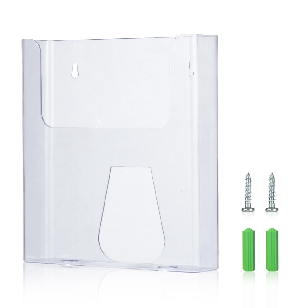 Photos - Other Office Equipment Bargain Hound A4 Wall Mounted Document Holder, Clear