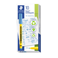 STAEDTLER Noris - Handwriting Pen - Delft Blue - Box of 10, 307-63