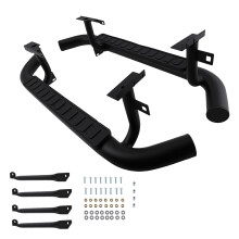 Heavy Duty Side Steps Bars for Land Rover Defender 90 L316 2003-2016 Steel