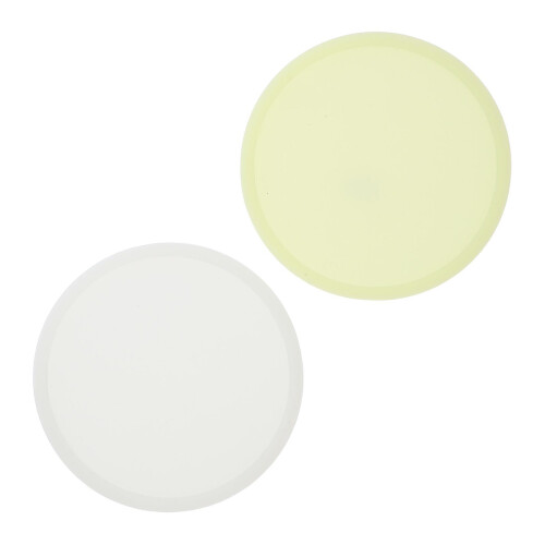 Luminous Silicone Coasters Round Coaster for Heat Insulation 6Pcs
