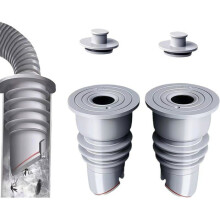 Geruchsstopper für Waschmaschinen, 35-40 mm Waschmaschinenschlauchdichtung, Dichtungsstopfen für Waschmaschinenablaufschlauch (2 Stück)