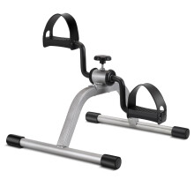 RYGEO Pedal Exerciser Under Desk Bike Mini Foot Exerciser Adjustable Resistance Silent for Home Fitness Gym Workout Legs Arms