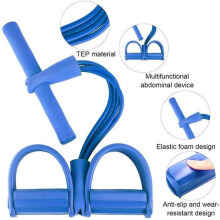 Multifunktionales Fitness-Widerstandsband für elastische Klimmzüge, Sport und Gymnastik – Blau