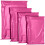 60 Mixed Mailing Plastic Bags, Self-Seal, Tamper Proof, Mixed Sizes, Hot Pink 2
