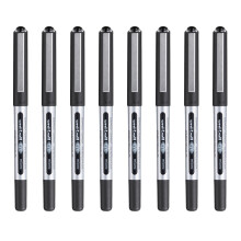 uni-ball EYE 0.5mm Micro Tip Rollerball Pen - Black (Pack of 8)