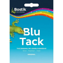 Distrosys Blu Tack Original Reusable Adhesive Putty 60g - Multipurpose Handy Size Sticky Tack for Home, Office, Arts, Crafts, Posters. Safe, Non-Toxi