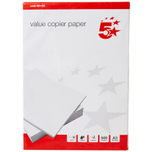 5 Star A3 Printer Paper 500 Sheets White 80gsm Copier Paper Ream Individually Wrapped