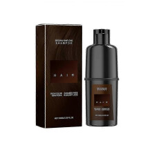 (brown) Hair Dye Shampoo, Instant Hair Color Shampoo Long Lsating for Men & Women Gray Hair Coverage DIY Hairstyle