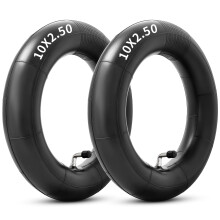 Heavy Duty 10x2.50 Thicker 40% Butyl Inner Tube with CR202 90 Bent Valve Stem, 10 Inch Smart Self Balancing Electric Scooter Tire Tube Fit for 36v 4