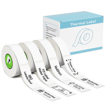 P21 Label Maker Tape Compatible with Nelko P21 and NADAIIN N12 Label Maker, Adapted Print Paper, 14x40mm, Standard Laminated Office Labeling Tape, 18