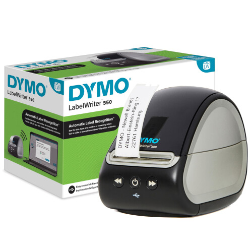 DYMO DYMO LabelWriter 550 Label Printer | Label Maker with Direct Thermal Printing | Automatic Label Recognition | Prints Address LabelsShipping LabelsBar