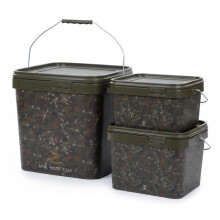 Signature Splash Camo Bait Bucket (5L, 10L & 17L) – Durable Carp