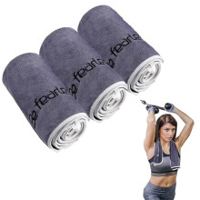 Oaygat 3 Pack Gym Towels 35 * 75cm Quick-Drying Fitness Exercise Microfiber Workout Towels Soft and Absorbent Sports Cloths Sweat Rags for Gym Access