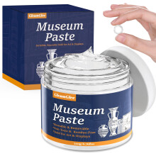 Exhibits Fixing Gel for Museum 200g - Removable & Reusable Museum Putty, Quake Hold Museum Wax Adhesive to Secure Glass, Antiques, Collectibles & Dec