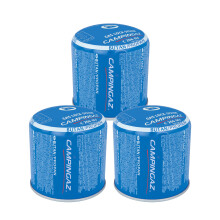 Campingaz C206 GLS Gas Cartridge 3-Pack, pierceable cartridge for Campingaz 206 Camping Stoves and Lanterns, 190g powerful butane/propane mix (80/20)