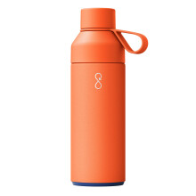 Ocean Bottle Original 500ml | Stainless Steel Water Bottle | Reusable & Sustainable | Keeps Drinks Cold & Hot | Eco Friendly Gift (Sun Orange)
