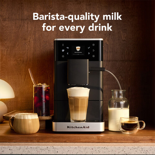 KitchenAid KitchenAid KF3 Fully Automatic Espresso Machine with Iced Coffee Matte Black 2