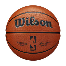 Wilson Basketball, NBA Authentic Series Model, Outdoor, Tackskin Rubber, Size: 7, Brown