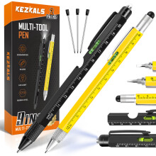 KEZKALS Gifts for Men Him Dad, 2pack-9 in 1 Multi Tool Pen Set, Father's Gifts, Birthday Gadgets Presents for Men Gifts Who Have Everything for Best