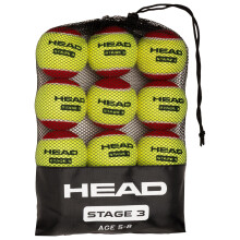 HEAD Stage 3 Red Tennis Ball (12 Pack)