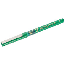 Pilot V7 Hi-Tecpoint Rollerball Pen, 0.7 mm Tip - Green, BXL-V7-G
