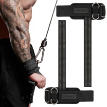 MANUEKLEAR Non-Slip Wrist Straps for Weightlifting Deadlifting, Gym