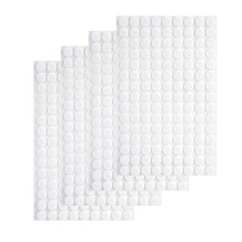 Wosyoodo 540Pcs Self Adhesive Dots, 270 Pairs 10mm Double Sided Sticky Dots, Hook and Loop Dots, Round Sticky Pads