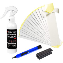 EAGLE WORK Golf Regriping Kits, 15 Scrim-Backed Tapes, 5oz Solvent,