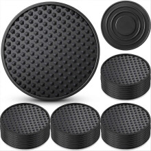 36Pcs Silicone Coasters for Drinks Non Slip Silicone Drink Coasters