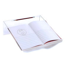 Clear Acrylic Ergonomic Writing Slope, Extra Wide For Better Writing Posture, 20 Degree Angle, Anti Slip with Pen Holder - Educational & SEN Resource