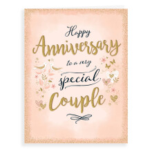Piccadilly Greetings Modern Anniversary Card Your Anniversary - 8 x 6 inches