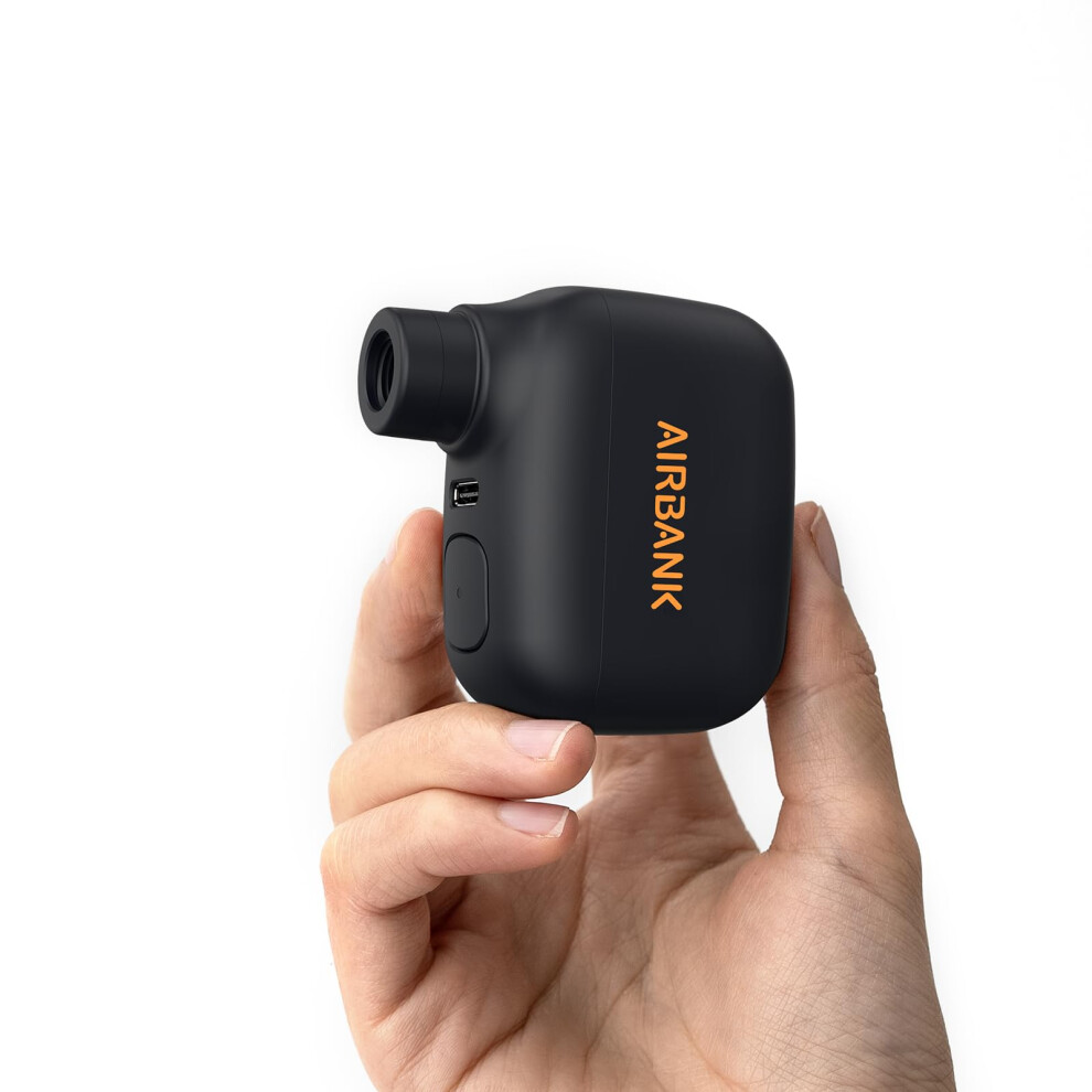 Photos - Bike Pump AIRBANK Mini  Pocket SE, 100PSI Electric Bike Air Pump for Road Bike, Portable Bicycle Pump, Cordless Smart Bicycle