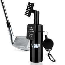 Golf Club Cleaner Brush with Built-In Water Spray - 180ml Storage &