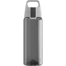 Sigg - Tritan Water Bottle - Total Color ONE Anthracite - Suitable For Carbonated Beverages - Dishwasher Safe - Leakproof - Featherweight BPA Free -