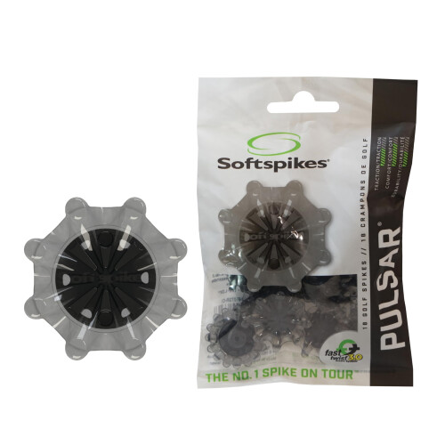 SOFTSPIKES Golf Spikes Pulsar Fast Twist 3.0 Grey Golf Spikes, Grey/