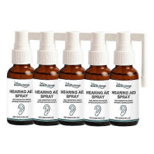 (5) 1-5x Hearing Aid Spray Ear Care Spray - Improves Hearing Clarity, Relieves Itching & Moisturizes Canal, 100ml