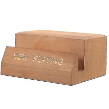 Vinyl Record Display Stand Wooden Vinyl Recorder Holder Desktop Vinyl Record Stand-hy
